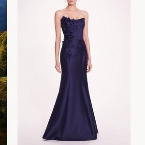 Marchese Floral Mikado Gown